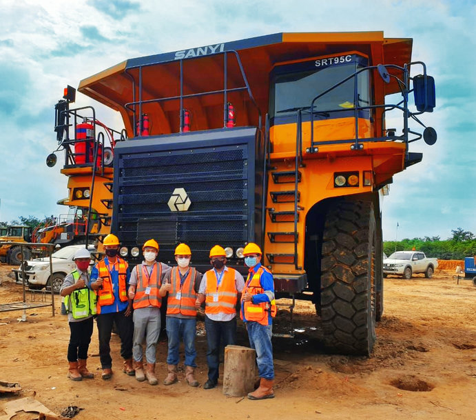 SANY’s first rigid mining truck and a range of excavators delivered to Indonesia